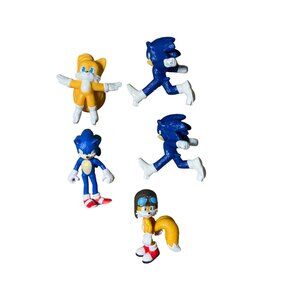 SONIC 2 - SONIC THE HEDGEHOG & TAILS - 5 MCDONALD’S HAPPY MEAL TOYS